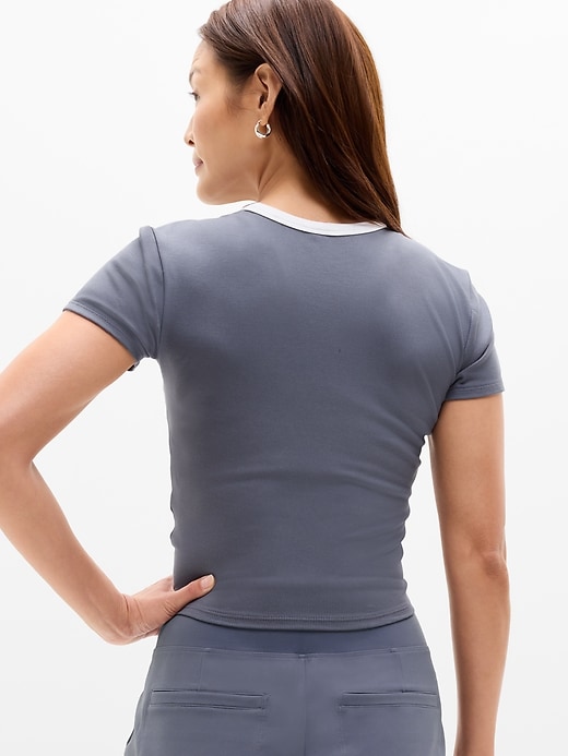 Image number 7 showing, Signature Rib Crop Tee