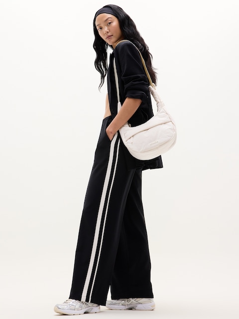 MVP Mid Rise Side Stripe Pant - Black/Bone