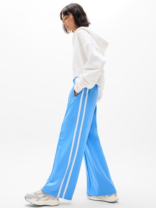 Image number 2 showing, Tempo Mid Rise Wide Leg Track Pant
