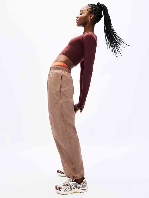 Image number 7 showing, Lunar Sheen Utility Mid Rise Pant