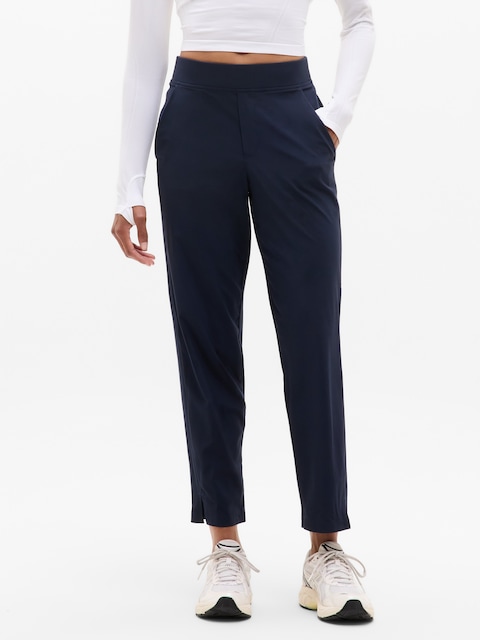 Brooklyn Mid Rise Ankle Pant - Navy