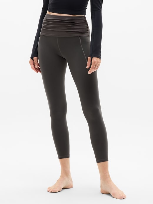 Image number 1 showing, Salutation Stash Fold Over 7/8 Legging