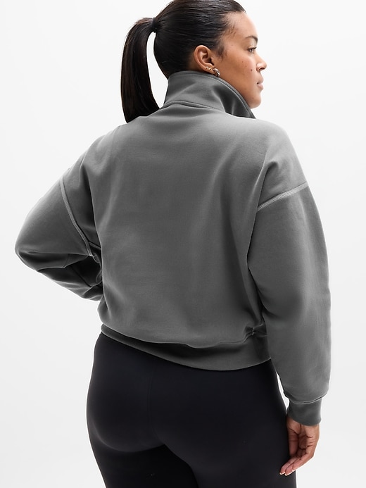 Image number 3 showing, Forever Fleece 1/2 Zip High Hip Sweatshirt