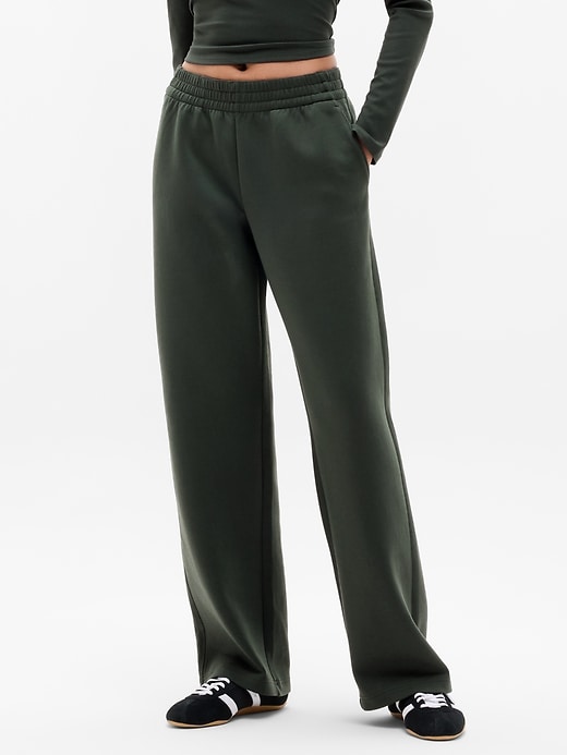 Image number 1 showing, Form Knit Mid Rise Straight Pant
