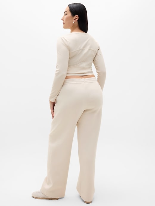 Image number 6 showing, Form Knit Mid Rise Straight Pant