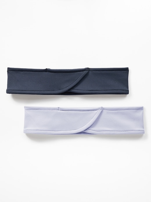 Image number 2 showing, Athleta Girl Ready or Knot Headband 2-Pk