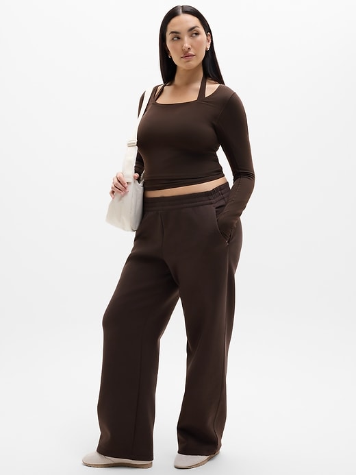 Image number 5 showing, Form Knit Mid Rise Straight Pant