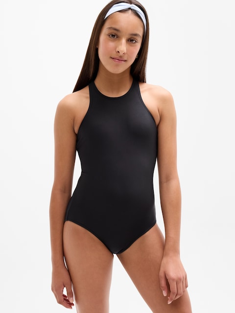 Athleta Girl High Neck One Piece