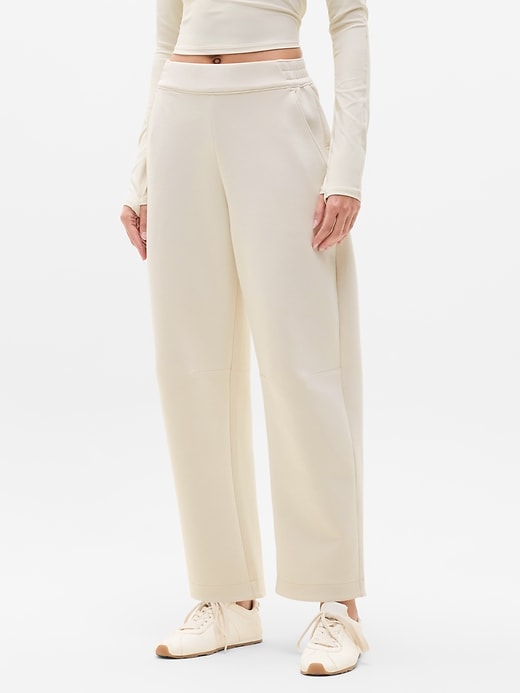 Image number 1 showing, Form Knit Mid Rise Barrel Pant