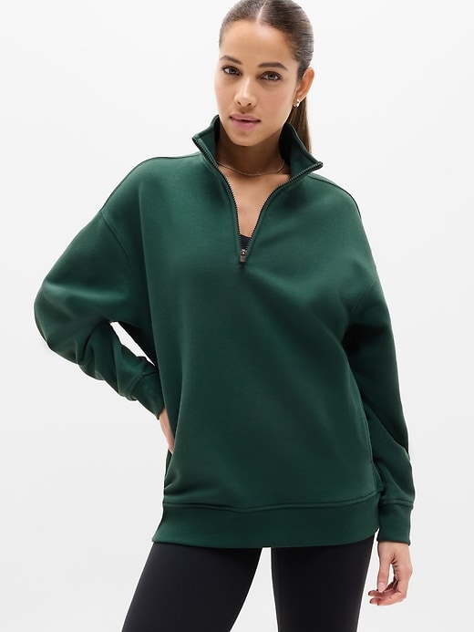 Image number 1 showing, Forever Fleece 1/4 Zip Sweatshirt