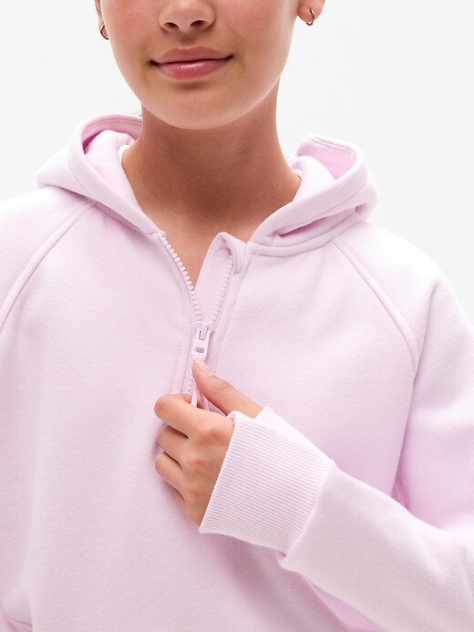 Image number 4 showing, Athleta Girl All Day Half Zip Hoodie