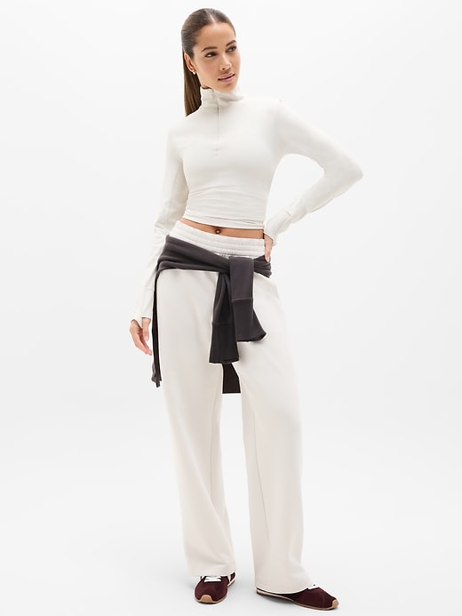 Image number 2 showing, Form Knit Mid Rise Straight Pant