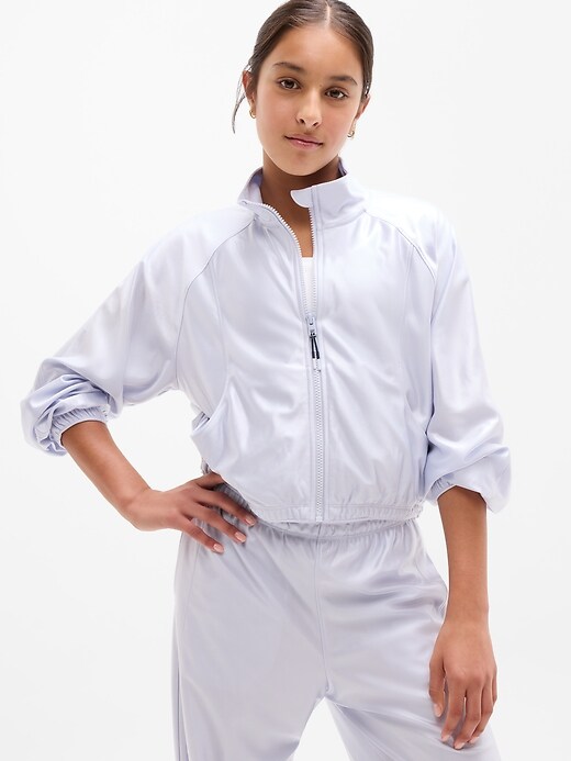 Image number 1 showing, Athleta Girl Shine On Track Jacket