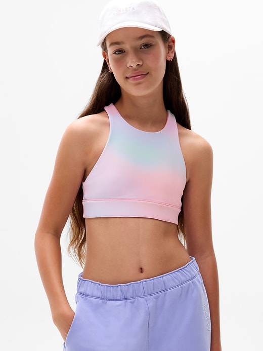 Image number 1 showing, Athleta Girl High Neck Reversible Bikini Top