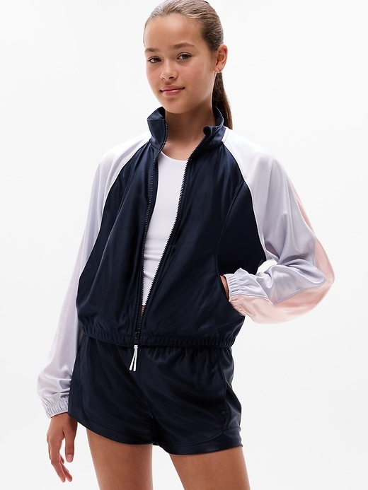 Image number 1 showing, Athleta Girl Shine On Track Jacket