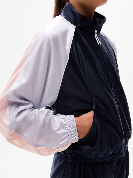 Image number 4 showing, Athleta Girl Shine On Track Jacket