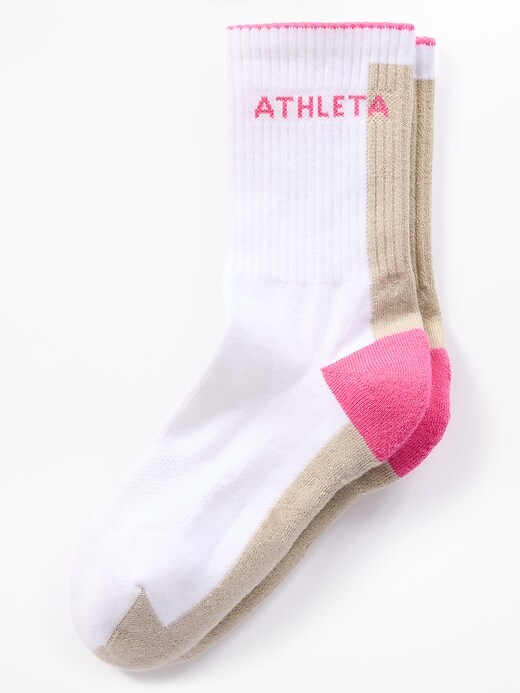 Image number 1 showing, Athleta Colorblock Everyday Crew Sock