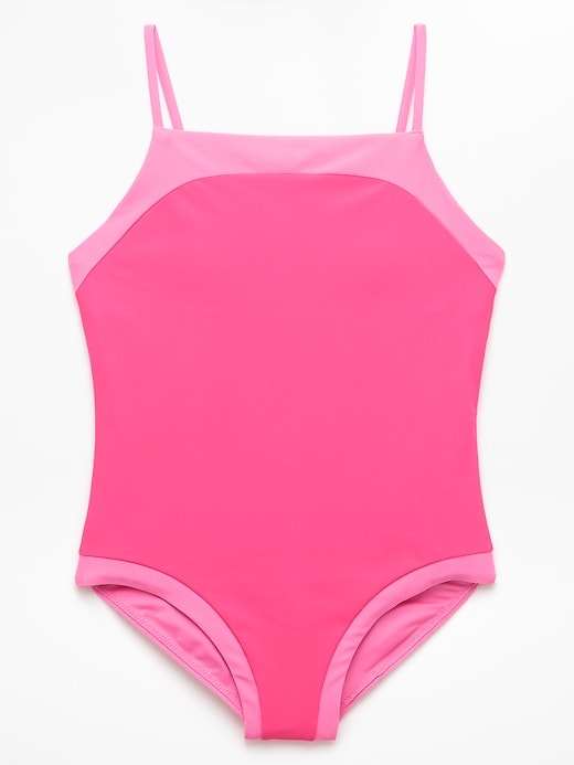 Image number 2 showing, Athleta Girl Adjustable Square Neck One Piece