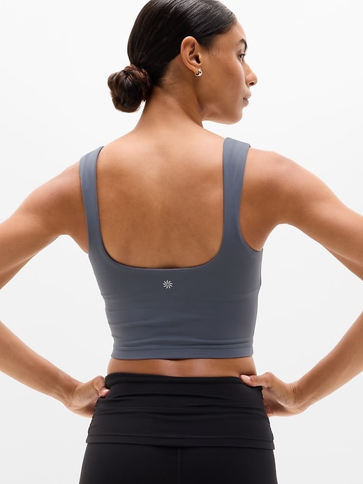 Image number 3 showing, Transcend Square Neck Crop Sports Bra A-C