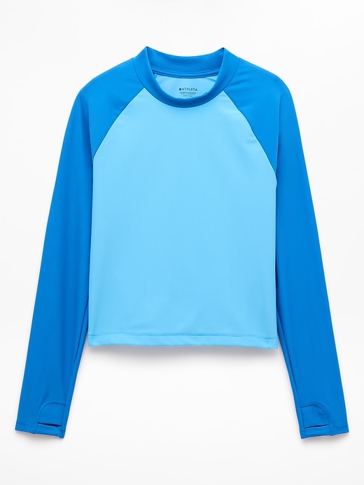 Image number 2 showing, Athleta Girl Mock Neck Rashguard