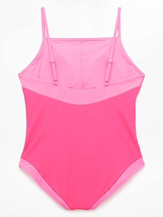 Image number 4 showing, Athleta Girl Adjustable Square Neck One Piece