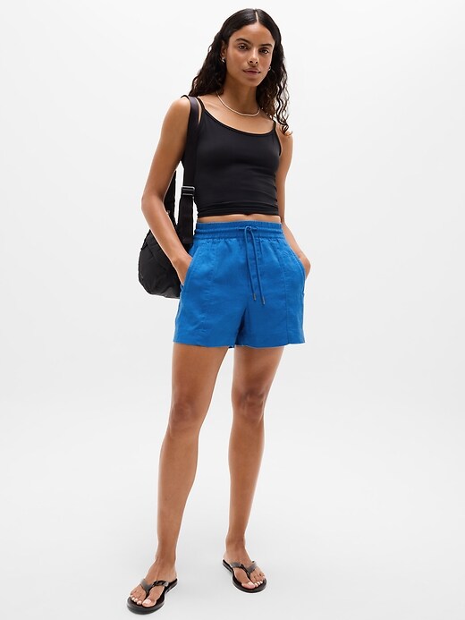 Image number 2 showing, Retreat Linen Mid Rise 4" Short