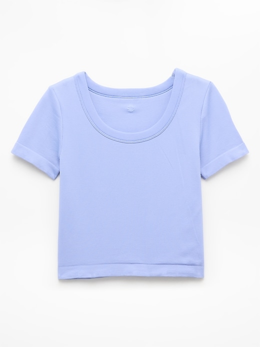 Image number 5 showing, Athleta Girl Rise Above Rib Scoop Tee