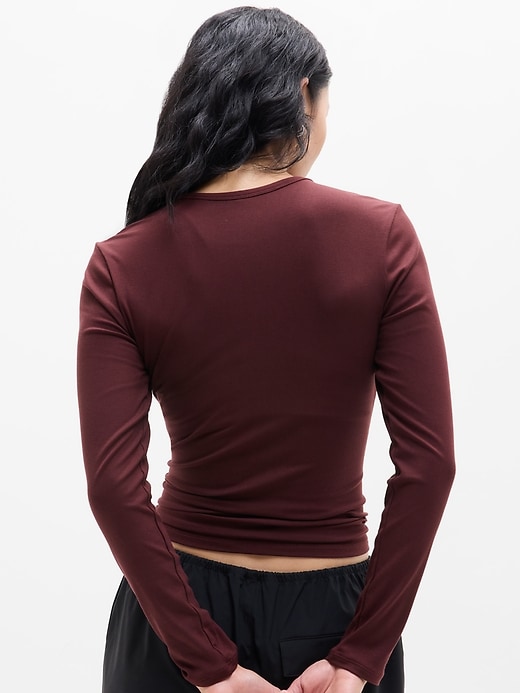 Image number 2 showing, Signature Rib Top