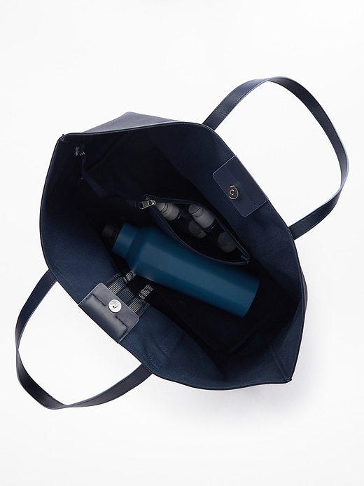 Image number 3 showing, Coated Canvas Carry All Tote