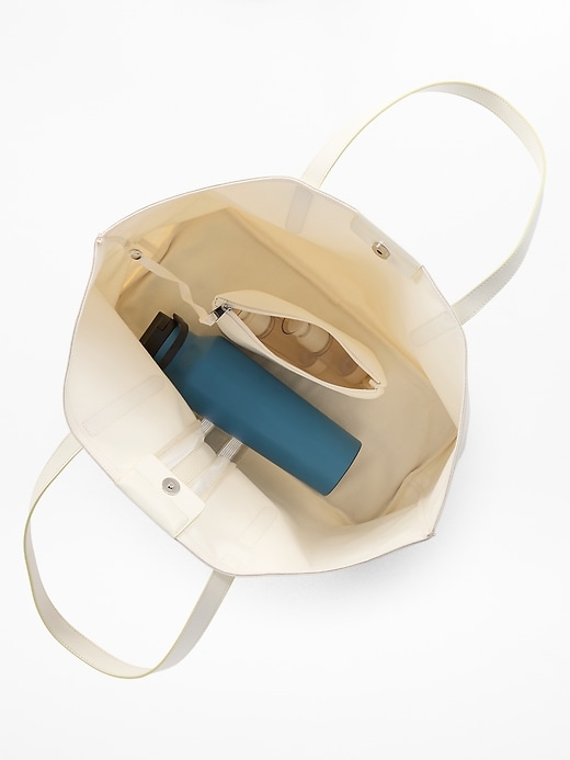 Image number 3 showing, Coated Canvas Carry All Tote