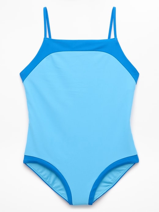 Image number 2 showing, Athleta Girl Adjustable Square Neck One Piece