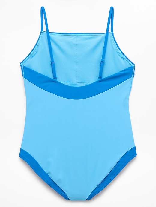 Image number 4 showing, Athleta Girl Adjustable Square Neck One Piece
