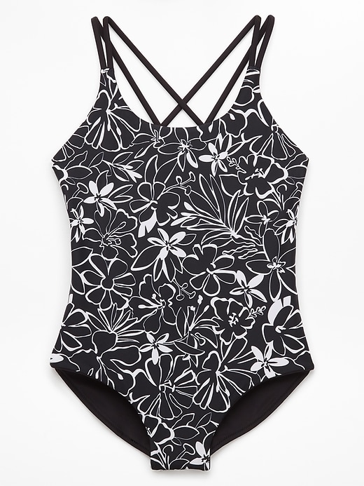 Image number 2 showing, Athleta Girl Reversible Strappy One Piece