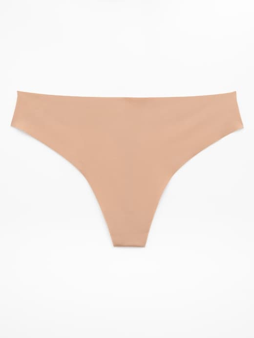 Image number 6 showing, Sleek Form No Show Thong Underwear 3-Pack