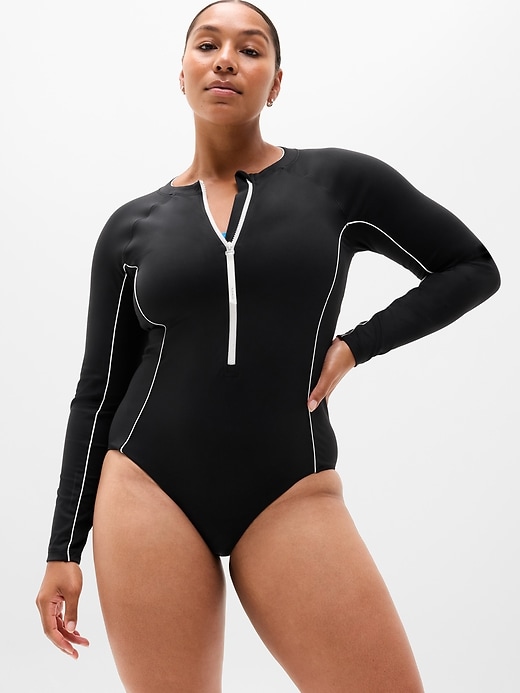 Image number 5 showing, Sun Shield Rashguard One Piece