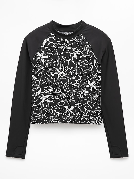 Image number 2 showing, Athleta Girl Mock Neck Rashguard