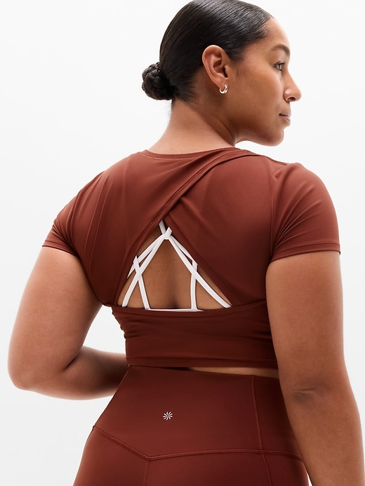 Image number 6 showing, Transcend Open Back Tee