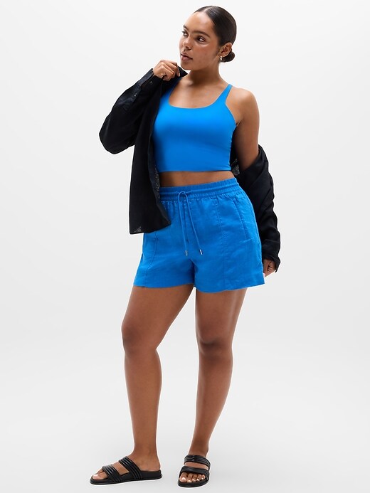 Image number 5 showing, Retreat Linen Mid Rise 4" Short