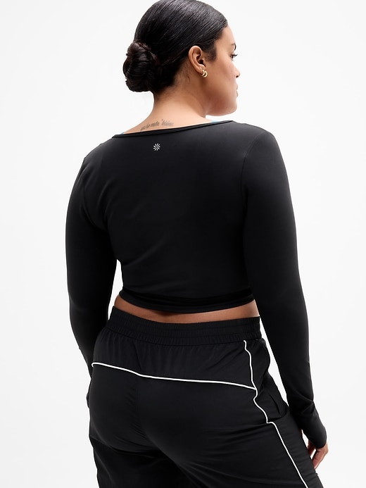 Image number 5 showing, Transcend Wrap Crop Top
