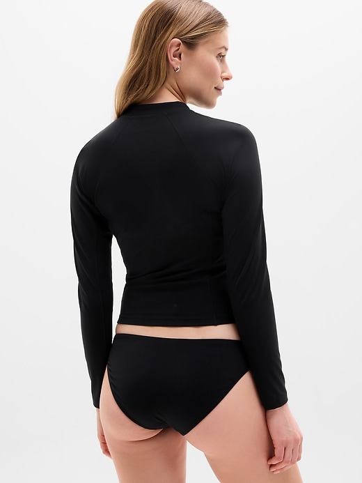 Image number 3 showing, Zip-Front Rashguard