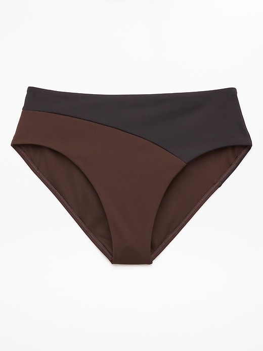 Image number 6 showing, High Waist Cheeky Colorblock Swim Bottom