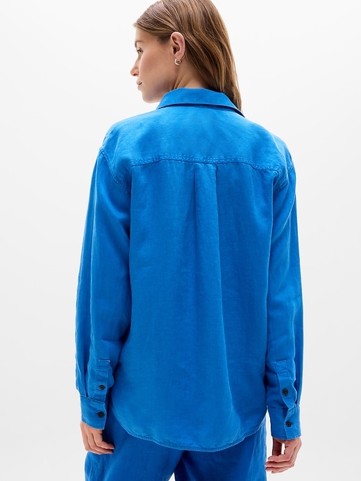 Image number 2 showing, Retreat Linen Top