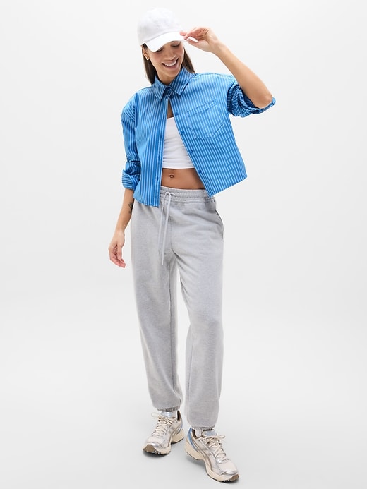 Image number 2 showing, Midday Cropped Poplin Shirt