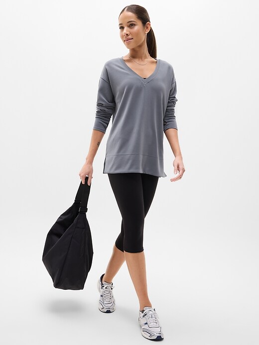 Image number 2 showing, Seasoft V Neck Sweatshirt