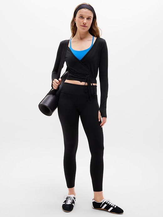 Image number 2 showing, Transcend Wrap Crop Top