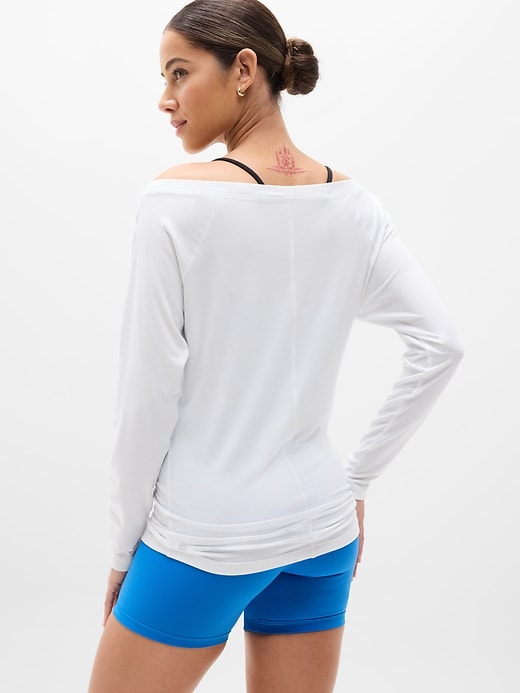 Image number 3 showing, Move With Ease Off The Shoulder Top