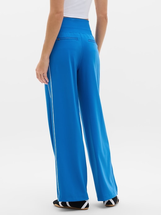 Image number 3 showing, Venice High Rise Track Stripe Wide Leg Pant
