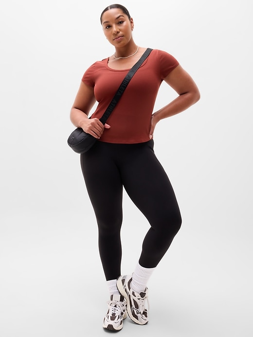 Image number 6 showing, Signature Rib Scoop Tee