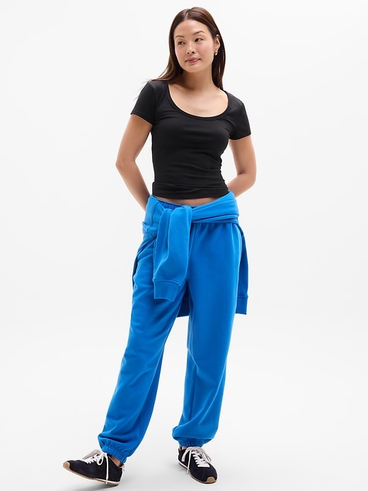 Image number 2 showing, Signature Rib Scoop Tee