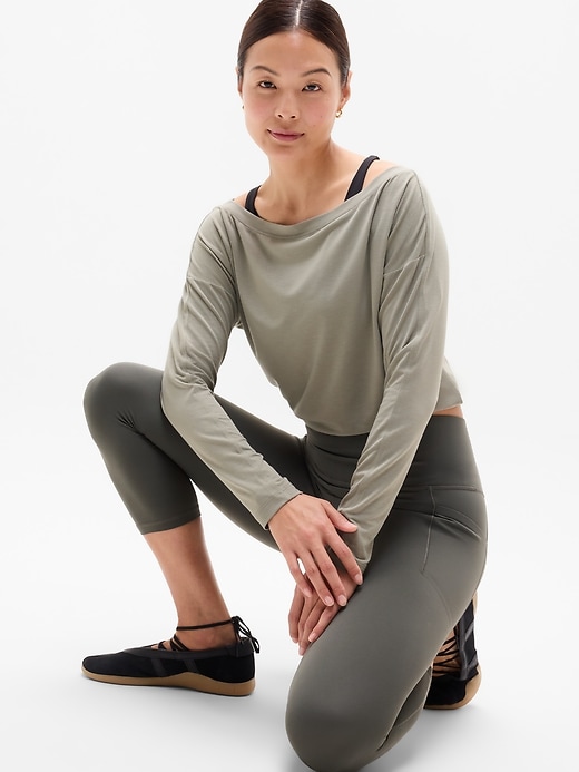 Image number 2 showing, Move With Ease Off The Shoulder Top